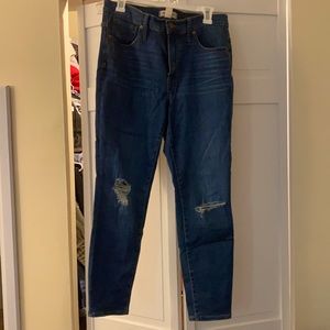 Skinny crop Madewell jeans